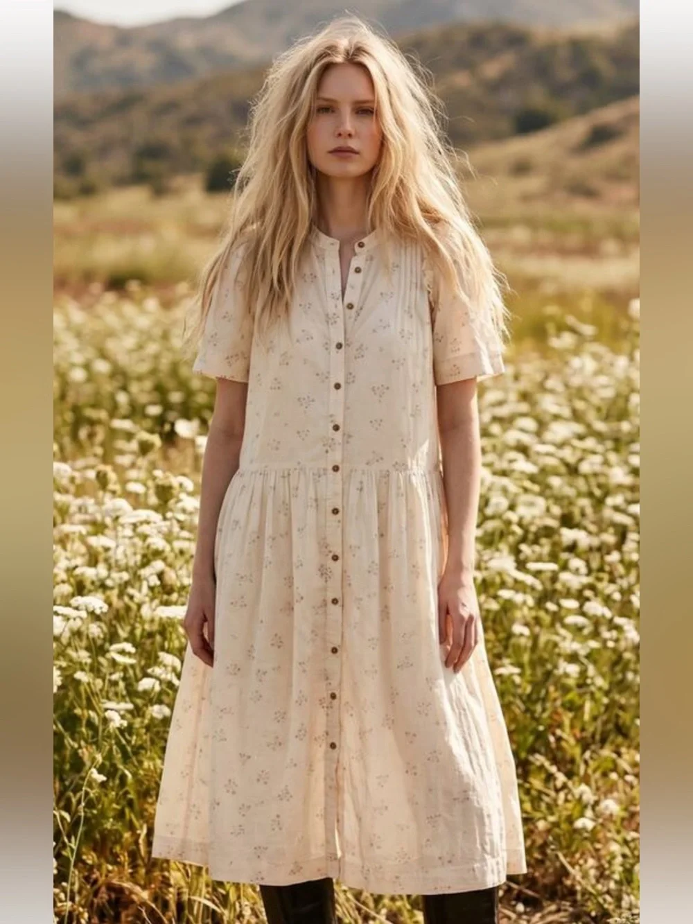 Free People Bella Mae Midi Dress NWOT - Picture 2 of 7